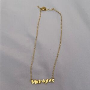 Taylor Swift Midnights Necklace
